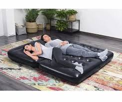 modern black inflatable air sofa bed