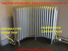 Steam Vents On Steam Heating Radiators Steam Pipes