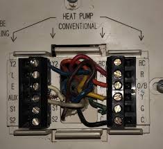 Cover the thermostat housing, turn on the thermostat, and begin to use it. How Would I Wire Up My Ac Heat Pump To A 3rd Gen Thermostat Based On The Current Wiring That Has A Jumper Between Aux And E Nest