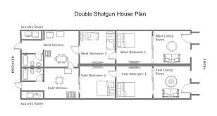Free Editable Shotgun House Plans
