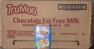27 trumoo chocolate fat free milk 8oz