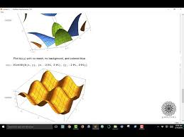 Graph 3d Functions In Mathematica