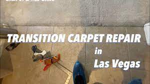 carpet transition repair to tile floor