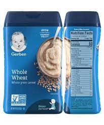 gerber baby cereal basic flavor variety