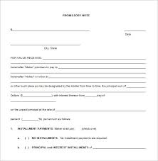Free Promissory Note Template Word Document Image Promissory Note