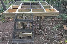 how to build elevated deer blinds on a