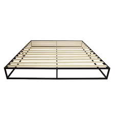 5 low fits through more narrow stairways. Winado Wood Slats Metal Platform Bed Frame Mattress Foundation King Size Home Bedroom
