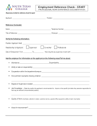 Personal Reference Form Template 39664712750561 Employment