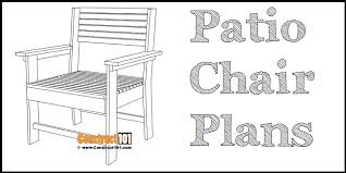 Patio Chair Plans Free Pdf