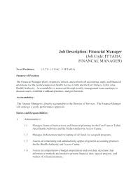 Financial Manager Jobs Canada Duties Campus Roles And