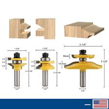 shank wood router bit ogee raised panel