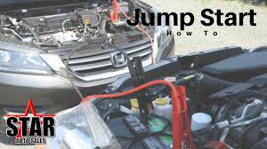 Attach one of the black clips to the negative terminal on the other battery. Star Auto Sales How To Jump Start Your Car