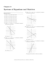 chapter 9 systems of equations and