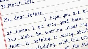 write a letter to your father about