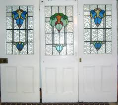 Tree Stained Glass Door Panels By