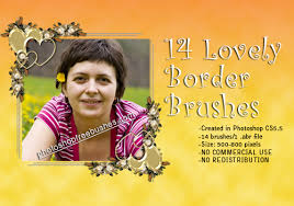 14 lovely fl border brushes free to