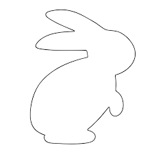 Шаблон зайца рисунок - 39 фото