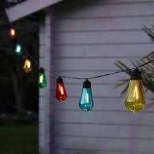 multi coloured led festoon lights