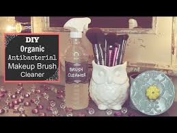 diy organic antibacterial makeup brush