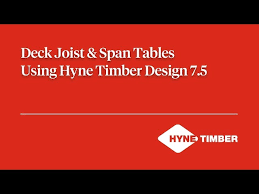 span tables using hyne timber design