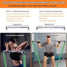 resistance band exercise long bar 96