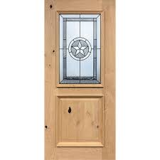 Knotty Alder Wood Door Slab