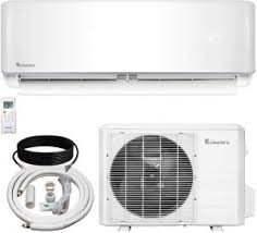 Honeycare bladeless tower cooling fan, combo heater and fan, air circulator fan for home air conditioner, oscillating with 10 speeds and timer with remote control for indoor environments, floor standing room heater tower fan for bedroom, home, garage and office. 10 High Quality Wall Mounted Air Conditioner Heater Combos In 2021