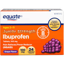 Equate Junior Strength Chewable Grape Flavor Pain Reliever