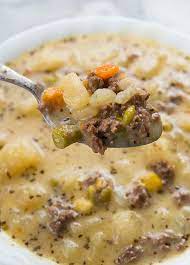 Ground Beef Soup Recipes Without Tomatoes gambar png