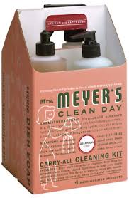 mrs meyer s clean day bottles and box