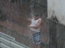 I am no expert just a user like you. Shot From My Room Of A Man Showering Under A Rain Gutter During A Storm Bild Von Hotel Sercotel Caribbean Kuba Tripadvisor