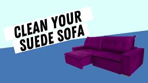 to clean a suede sofa cleaning tips