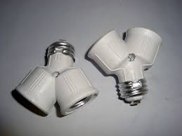2pk Light Bulb Adapter Splitter Converts Single To Dual Double Socket Converter Ebay Light Bulb Adapter Bulb Adapter Bulb