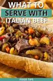 What is good to serve with Italian beef sandwiches?