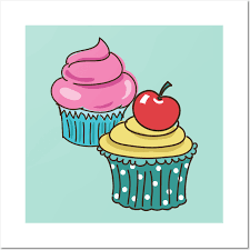 Cute Cupcakes Cupcake Posters And