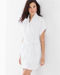 irelax cotton terry short sleeve robe