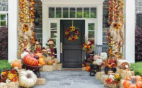 decorate your front door for autumn