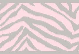 879917 Mia Faux Zebra Striped Pink And