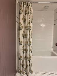 diy full length shower curtain erin