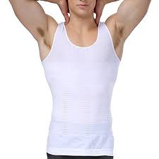 Shaxea Mens Seamless Compression Shirt Body Slimmer