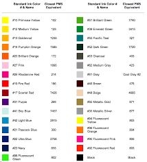 23 Genuine Pantone Colour Chart For Printing