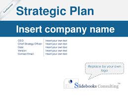 Simple Strategic Plan Template By Ex Mckinsey Consultants