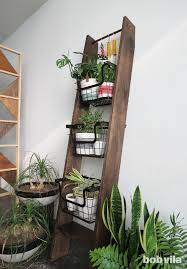 how to make a ladder plant stand bob vila