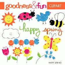 Image result for happy spring clip art