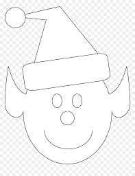 Similar with elf on the shelf png. Christmas Elf Clipart Black And White Banner Transparent Elf Outline Clip Art Hd Png Download Vhv