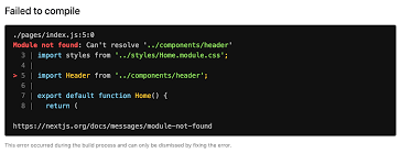 configuring error handling next js