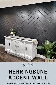 Herringbone Accent Wall Diy Home