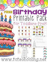 Free Birthday Printable Pack