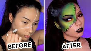 glam frankenstein makeup tutorial