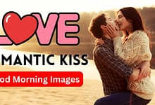 love romantic kiss good morning images